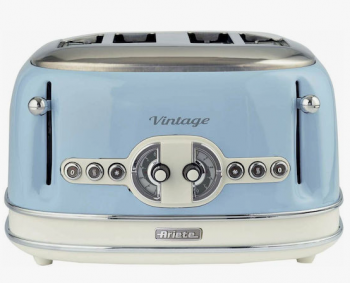 Ariete Vintage 4-Schlitz-Toaster blau1